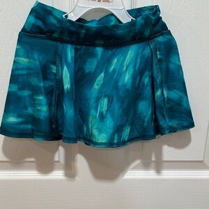 All in Motion Teal and Green Skort
